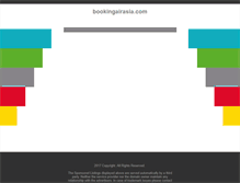 Tablet Screenshot of bookingairasia.com